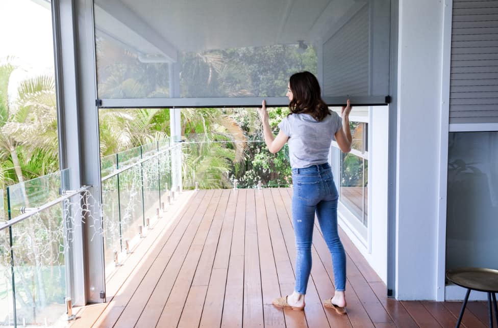 electric outdoor blinds in Sydney
